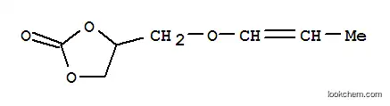 Molecular Structure of 130221-78-2 (4-(1-PROPENYLOXYMETHYL)-1,3-DIOXOLAN-2-ONE)