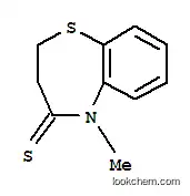 Molecular Structure of 130337-43-8 (1,5-Benzothiazepine-4(5H)-thione,  2,3-dihydro-5-methyl-)
