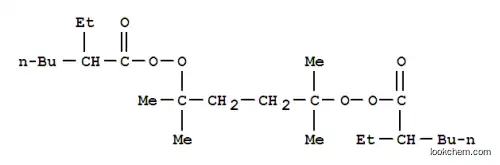 Molecular Structure of 13052-09-0 (2,5-Dimethyl-2,5-di(2-ethylhexanoylperoxy)hexane)
