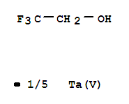 Molecular Structure of 13053-54-8 (Ethanol,2,2,2-trifluoro-, tantalum(5+) salt (5:1))