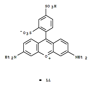 131013-82-6,Xanthylium, 3,6-bis(diethylamino)-9-(2,4-disulfophenyl)-, inner salt, lithium salt,Xanthylium,3,6-bis(diethylamino)-9-(2,4-disulfophenyl)-, inner salt, lithium salt (9CI)