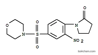 Molecular Structure of 132028-55-8 (1-[4-(morpholin-4-ylsulfonyl)-2-nitrophenyl]pyrrolidin-2-one)