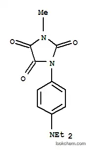 Molecular Structure of 132034-06-1 (1-[4-(diethylamino)phenyl]-3-methylimidazolidine-2,4,5-trione)