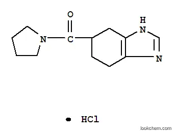 Molecular Structure of 132036-42-1 (N-[4,5,6,7-Tetrahydrobenzimidazole-5-yl)carbonyl] pyrrolidine sulfate)