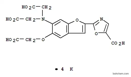Molecular Structure of 132319-57-4 (FURA 2 MAGNESIUM-SELECTIVE ANALOG TETRAPOTASSIUM SALT)