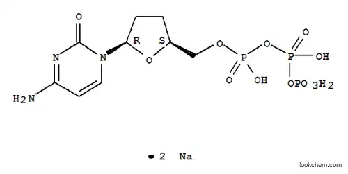Molecular Structure of 132619-66-0 (2',3'-DIDEOXYCYTIDINE 5'-TRIPHOSPHATE SODIUM SALT)