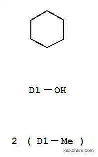 Molecular Structure of 1333-45-5 (dimethylcyclohexanol)