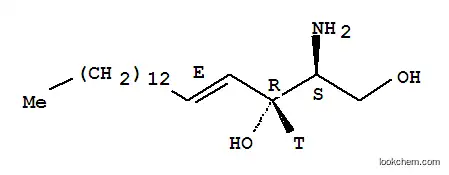 Molecular Structure of 134102-05-9 (D(+) ERYTHRO-2-AMINO-4-TRANS-OCTADECENE-1,3-DIOL [3-3H])