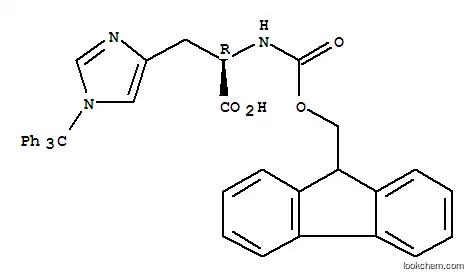 Molecular Structure of 135610-90-1 (N-Fmoc-N'-trityl-D-histidine)