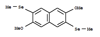 2,6-Dimethoxy-3,7-bis(methylseleno)-naphthalene 136559-37-0