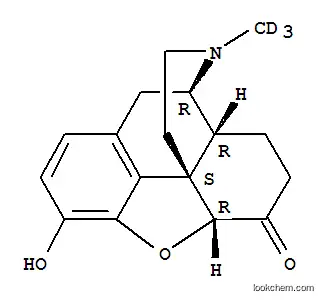 Molecular Structure of 136765-37-2 (HYDROMORPHONE-D3)