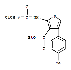 2-(2-CHLORO-ACETYLAMINO)-4-P-TOLYL-THIOPHENE-3-CARBOXYLIC ACID ETHYL ESTER
