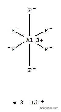 Molecular Structure of 13821-20-0 (trilithium hexafluoroaluminate)