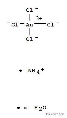 Molecular Structure of 13874-04-9 (Ammonium tetrachloroaurate)