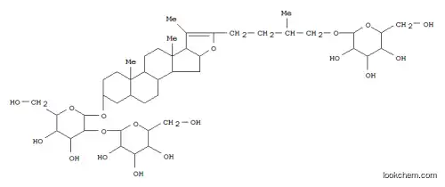 Molecular Structure of 139051-27-7 (anemarsaponin B)