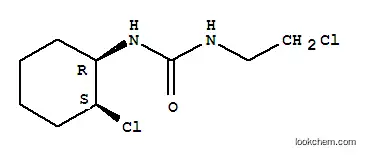 Molecular Structure of 13908-18-4 (1-[(1R,2S)-2-chlorocyclohexyl]-3-(2-chloroethyl)urea)