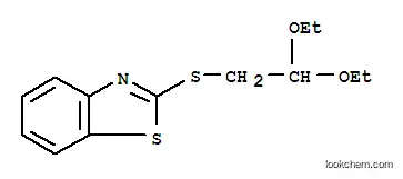 Molecular Structure of 13944-94-0 (2-[(2,2-DIETHOXYETHYL)THIO]-1,3-BENZOTHIAZOLE)