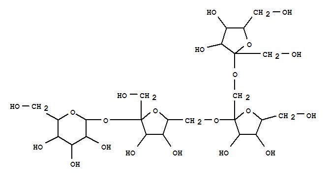 139592-33-9,a-D-Glucopyranoside, O-b-D-fructofuranosyl-(2®1)-O-b-D-fructofuranosyl-(2®6)-b-D-fructofuranosyl (9CI),6,1-Kestotetraose