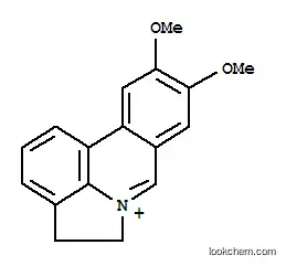 Molecular Structure of 139955-90-1 (Pyrrolo[3,2,1-de]phenanthridinium,4,5-dihydro-9,10-dimethoxy-)