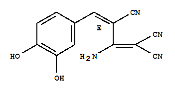 Molecular Structure of 140674-81-3 (1,3-Butadiene-1,1,3-tricarbonitrile,2-amino-4-(3,4-dihydroxyphenyl)-, (3E)- (9CI))