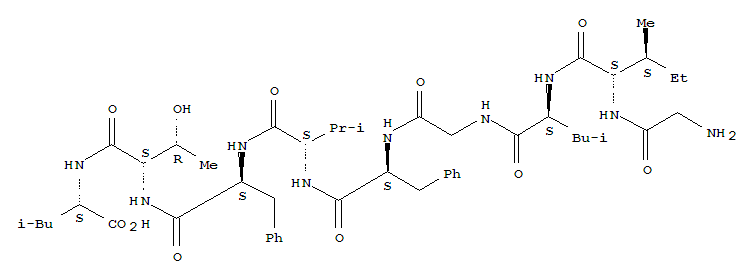 L-Leucine,glycyl-L-isoleucyl-L-leucylglycyl-L-phenylalanyl-L-valyl-L-phenylalanyl-L-threonyl-
