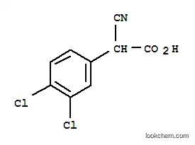 Molecular Structure of 141516-10-1 (Benzeneacetic acid, 3,4-dichloro-a-cyano-)