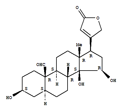 Card-20(22)-enolide,3,14,15-trihydroxy-19-oxo-, (3b,5a,15b)- (9CI)