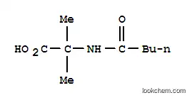 Molecular Structure of 141745-54-2 (Alanine,  2-methyl-N-(1-oxopentyl)-)
