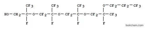 Molecular Structure of 141977-66-4 (1H,1H-PERFLUORO(2,5,8,11-TETRAMETHYL-3,6,9,12-TETRAOXAPENTADECAN-1-OL))