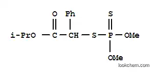 Molecular Structure of 14211-01-9 (Phosphorodithioic acid O,O-dimethyl S-(2-isopropoxy-2-oxo-1-phenylethyl) ester)