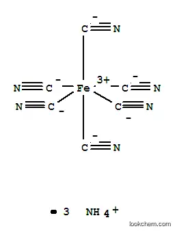 Molecular Structure of 14221-48-8 (AMMONIUM FERRICYANIDE)