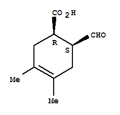3-Cyclohexene-1-carboxylicacid, 6-formyl-3,4-dimethyl-, cis- (8CI)