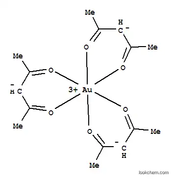 Molecular Structure of 14284-04-9 (Gold,tris(2,4-pentanedionato-kO,kO')-, (OC-6-11)- (9CI))