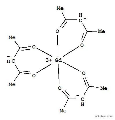 Molecular Structure of 14284-87-8 (GADOLINIUM (III) ACETYLACETONATE HYDRATE (99.9%-GD) (REO))