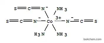 Molecular Structure of 14302-17-1 (Cobalt,triamminetris(thiocyanato-N)- (9CI))