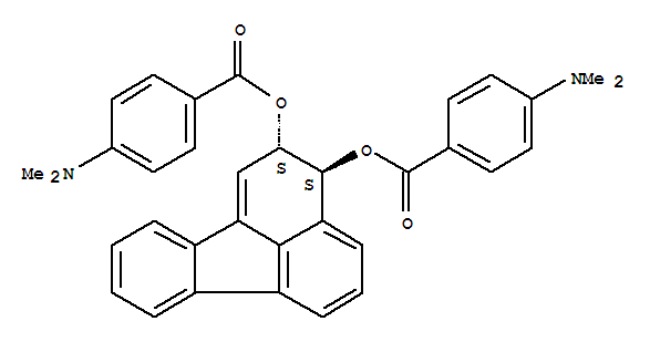 143192-45-4,(2S,3S)-2,3-dihydrofluoranthene-2,3-diyl bis[4-(dimethylamino)benzoate],Fluoranthene,benzoic acid deriv.