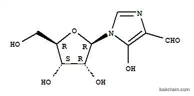 Molecular Structure of 143577-73-5 (1H-Imidazole-4-carboxaldehyde,5-hydroxy-1-b-D-ribofuranosyl-)
