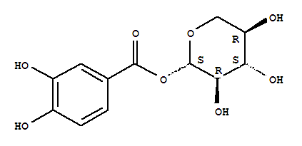 b-D-Xylopyranose,1-(3,4-dihydroxybenzoate) cas 143986-30-5