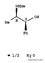Molecular Structure of 144429-10-7 ((1S 2R)-EPHEDRINE HEMIHYDRATE  98)