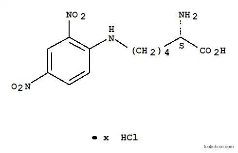 Molecular Structure of 14455-27-7 (N-EPSILON-2,4-DNP-L-LYSINE HYDROCHLORIDE)