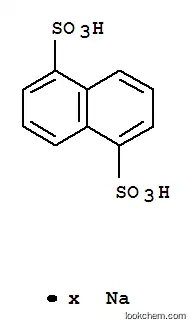 Molecular Structure of 14455-34-6 (naphthalene-1,5-disulphonic acid, sodium salt)