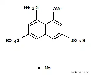 2,7-Naphthalenedisulfonicacid, 4-(dimethylamino)-5-methoxy-, sodium salt (1:1)