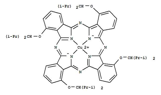 Copper,[1,8,15,22-tetrakis[2-methyl-1-(1-methylethyl)propoxy]-29H,31H-phthalocyaninato(2-)-kN29,kN30,kN31,kN32]-, (SP-4-1)- (9CI)