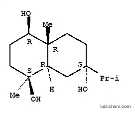 Molecular Structure of 145400-02-8 (1,4,7-Eudesmanetriol)