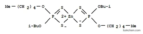 Zinc,bis[O-(2-methylpropyl) O-pentyl phosphorodithioato-kS,kS']-, (T-4)- (9CI)