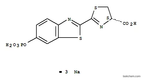 Molecular Structure of 145613-12-3 (D-LUCIFERIN 6'-O-PHOSPHATE TRISODIUM SALT)