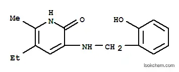 Molecular Structure of 145901-87-7 (5-ethyl-3-[(2-hydroxybenzyl)amino]-6-methylpyridin-2(1H)-one)