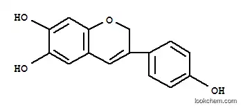 Molecular Structure of 145917-93-7 (3-(4-HYDROXYPHENYL)-2H-1-BENZOPYRAN-6,7-DIOL)
