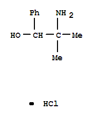 (1-hydroxy-2-methyl-1-phenylpropan-2-yl)azanium chloride