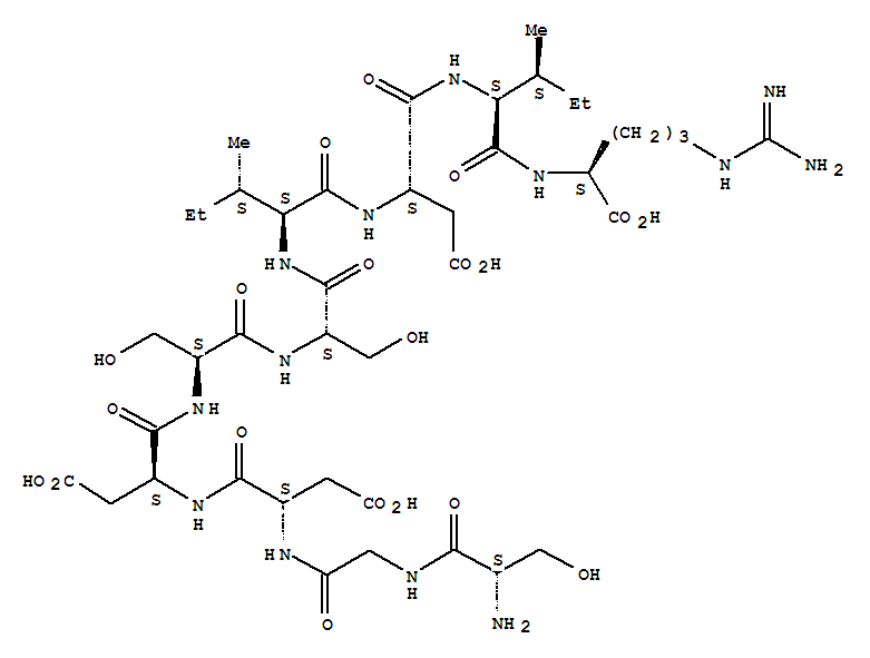 Molecular Structure of 146401-86-7 (Fibrinopeptide A 2(lamprey) (9CI))